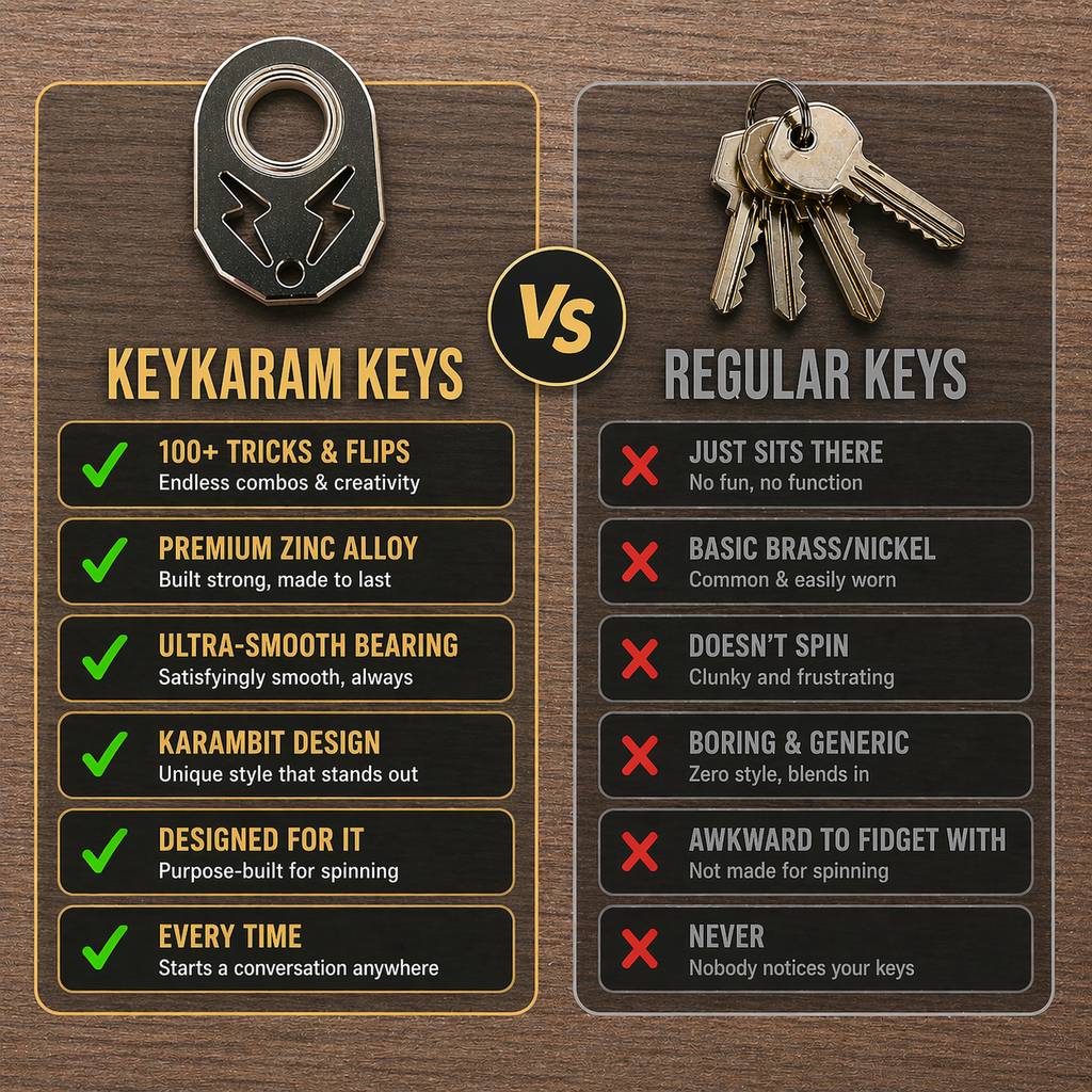 Key Spinner Keychain